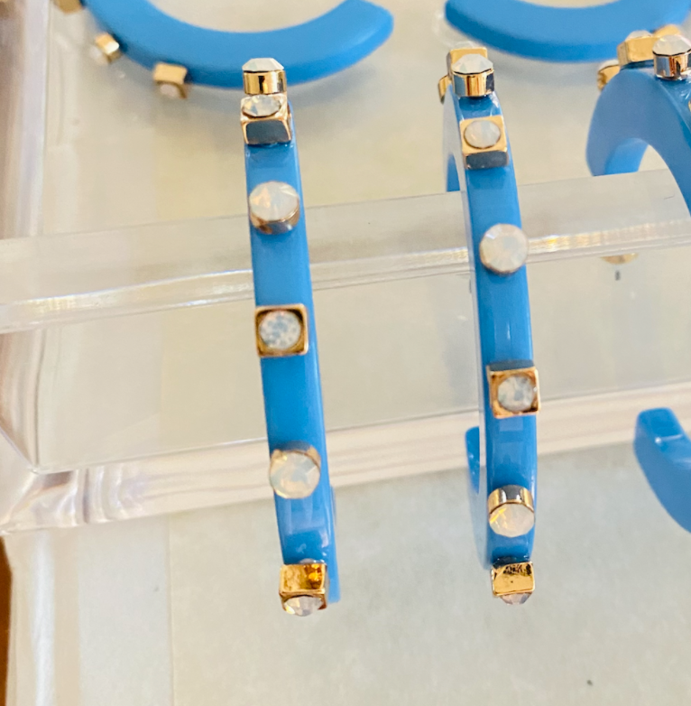 City Girl Jewel Hoop Small