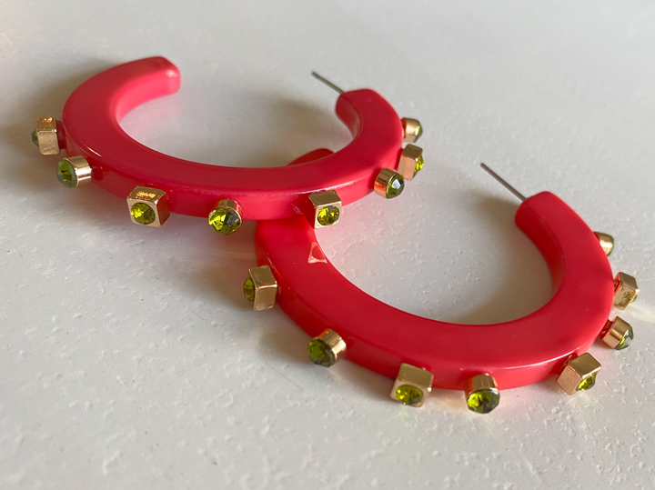 City Girl Jewel Hoop Small