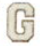 Glitter Varsity Alphabet Set