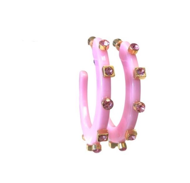 City Girl Jewel Hoop Large