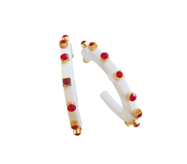 City Girl Jewel Hoop Small