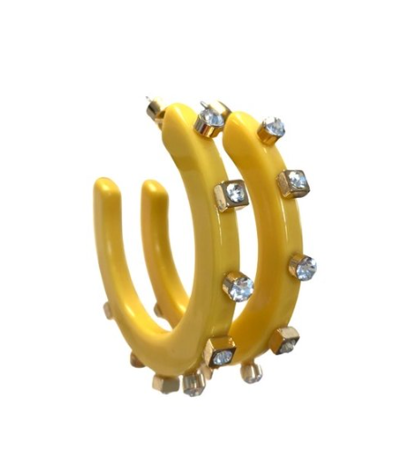 City Girl Jewel Hoop Large