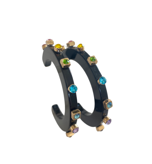 City Girl Jewel Hoop Large
