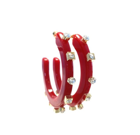 City Girl Jewel Hoop Large