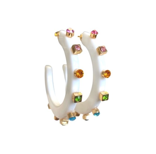 City Girl Jewel Hoop Small
