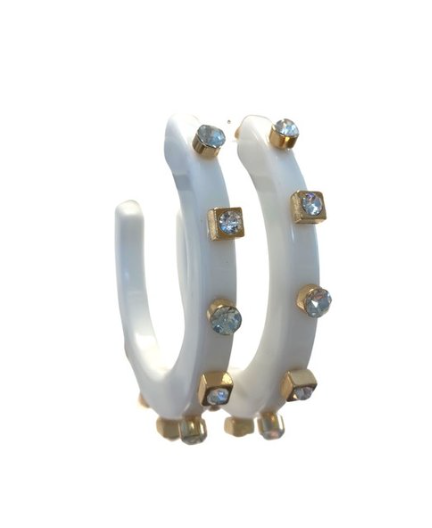 City Girl Jewel Hoop Small