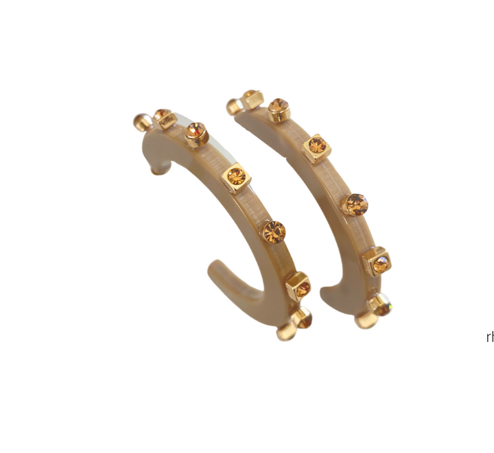 City Girl Jewel Hoop Small