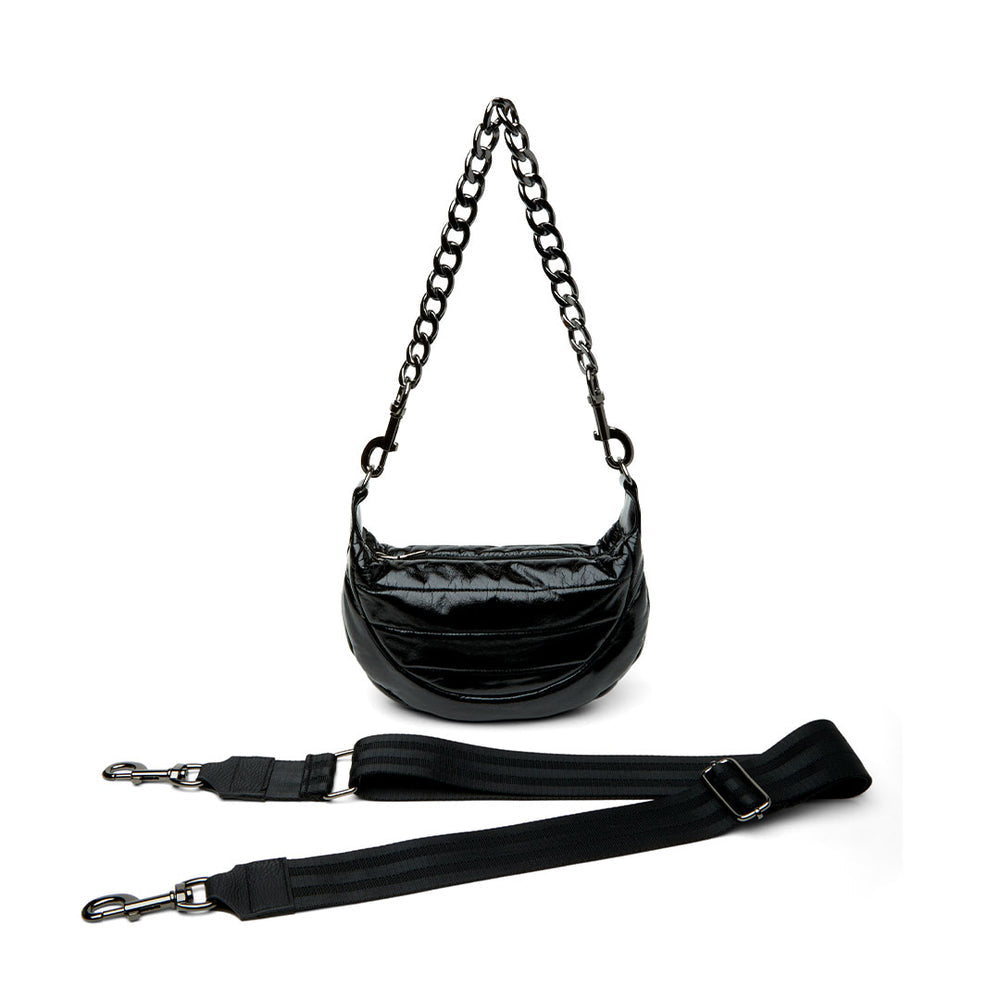 Tiny Dancer Bag Luxe Crackled Black